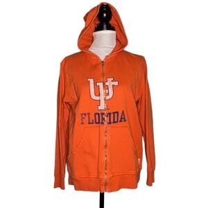 Retro Brand Men's U of Florida Full Zip Hoodie Orange Size Large